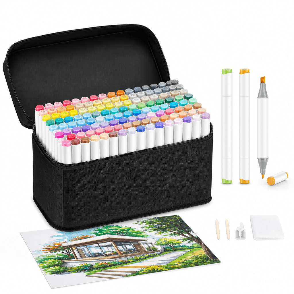Ohuhu Alcohol Markers 120‑Set