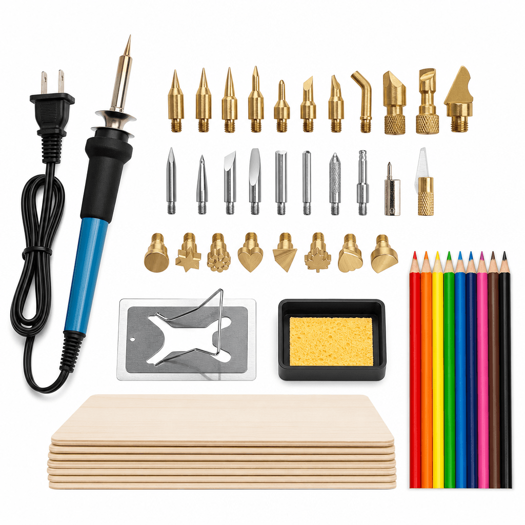 Wood Burning Kit 37‑Piece