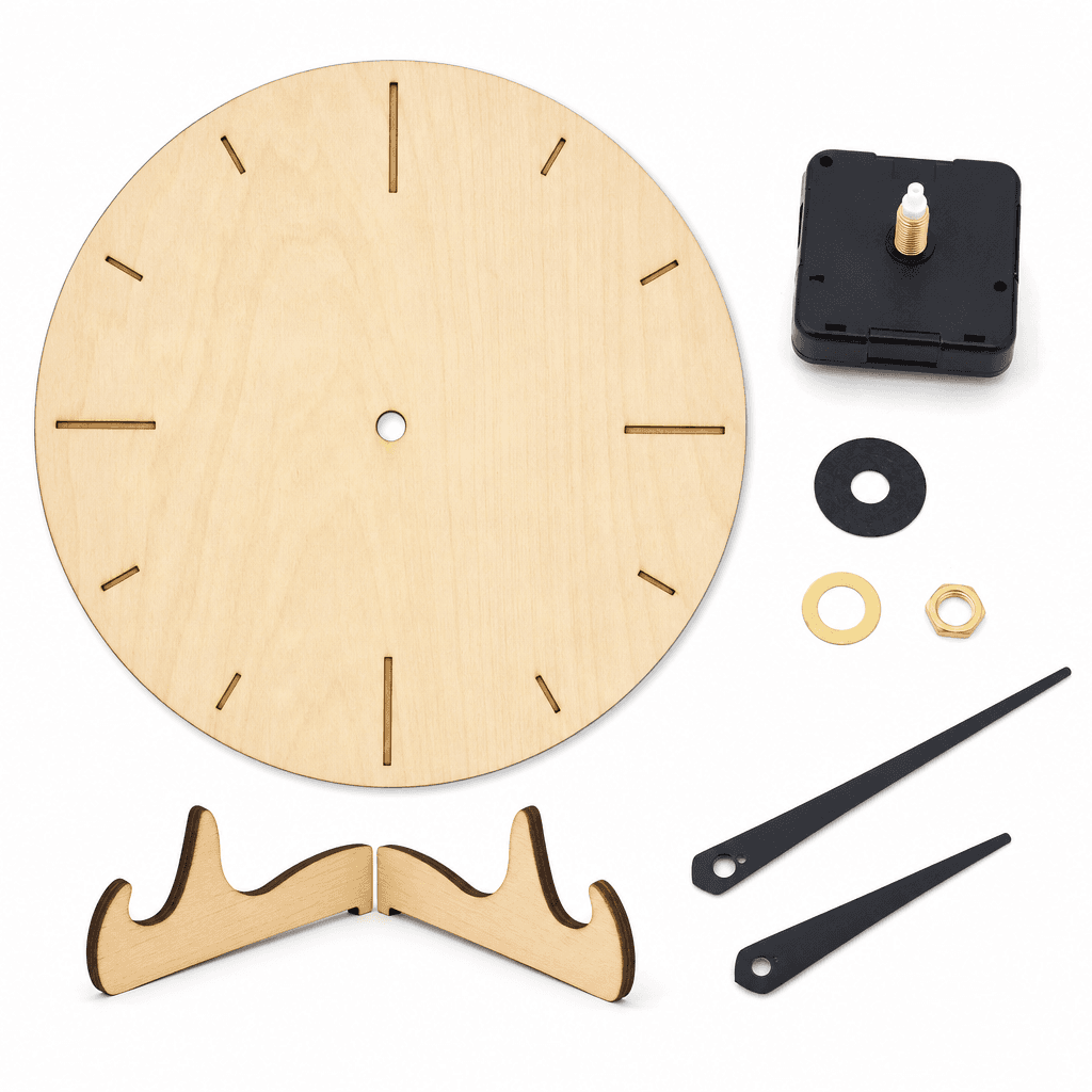 DIY Wooden Clock Kit