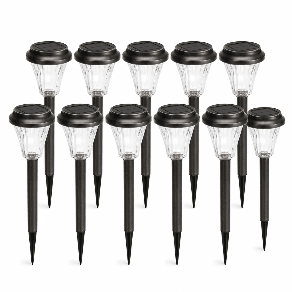 Hampton Bay Solar Path Lights 10‑Pack