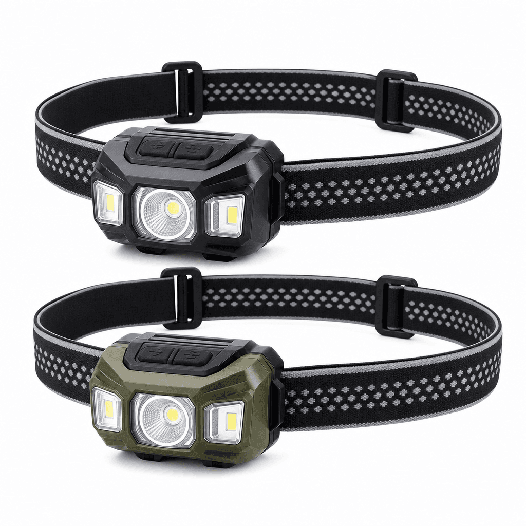 Camping LED Headlamp 2‑Pack