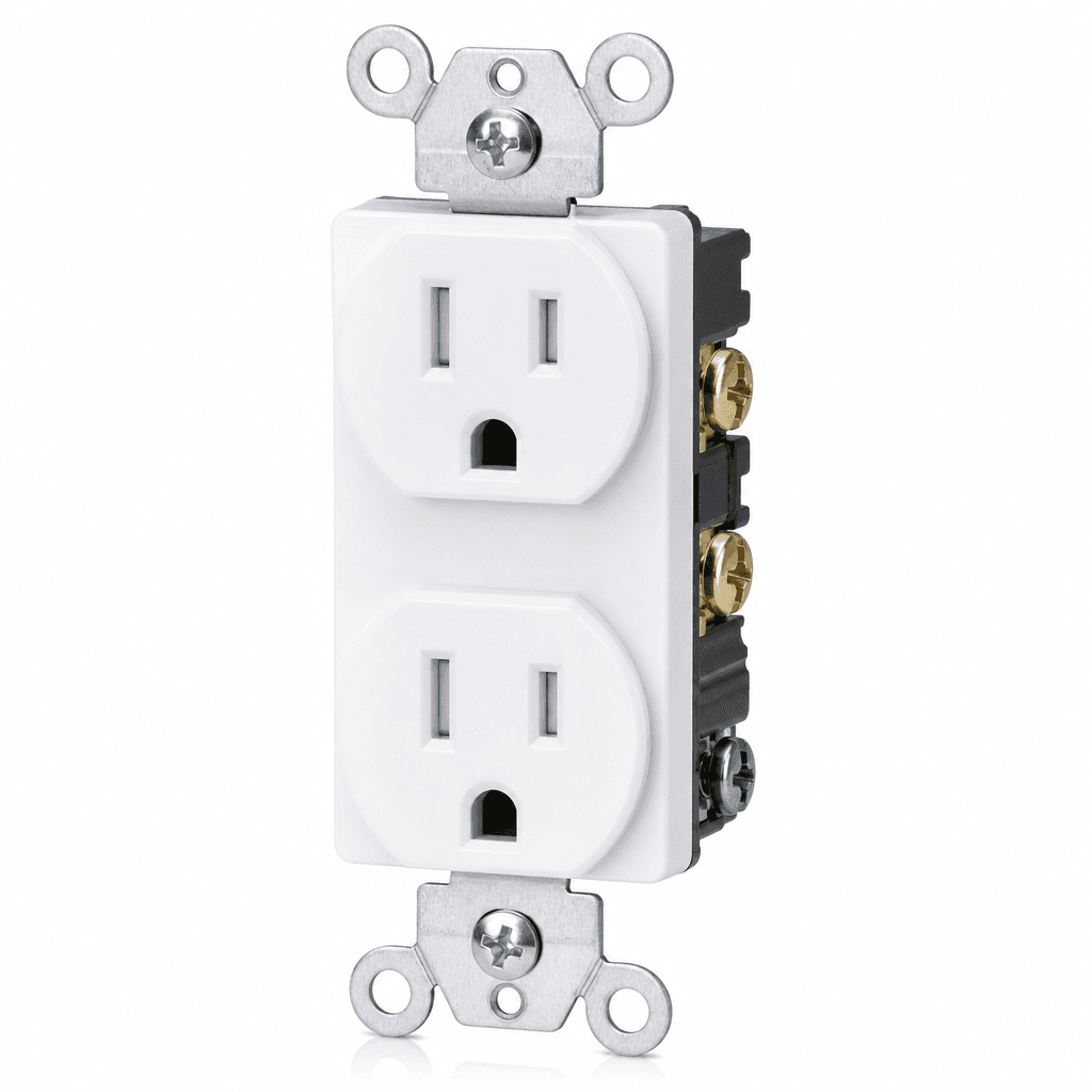 Leviton 15A Tamper‑Resistant Outlet