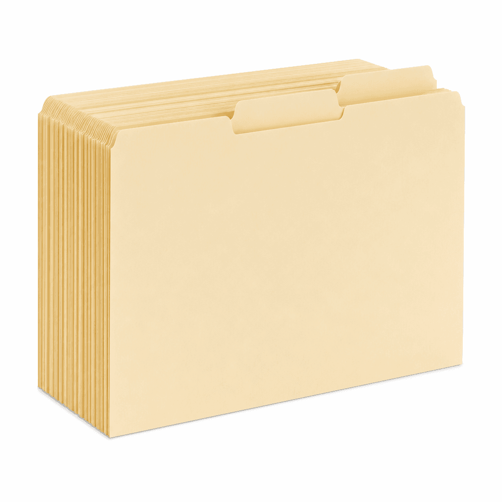 Smead 3‑Tab File Folders 100‑Pack