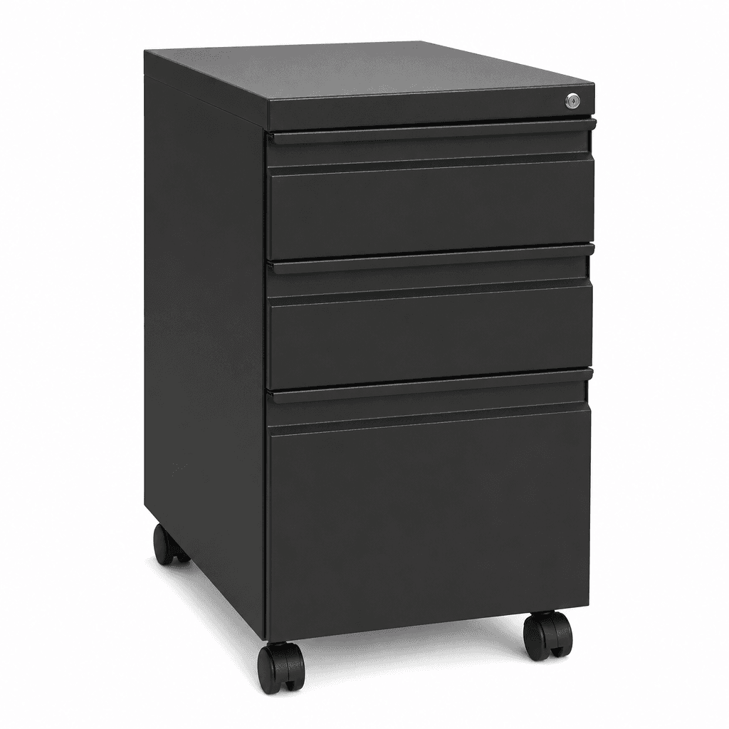 HON 3‑Drawer Mobile File Cabinet