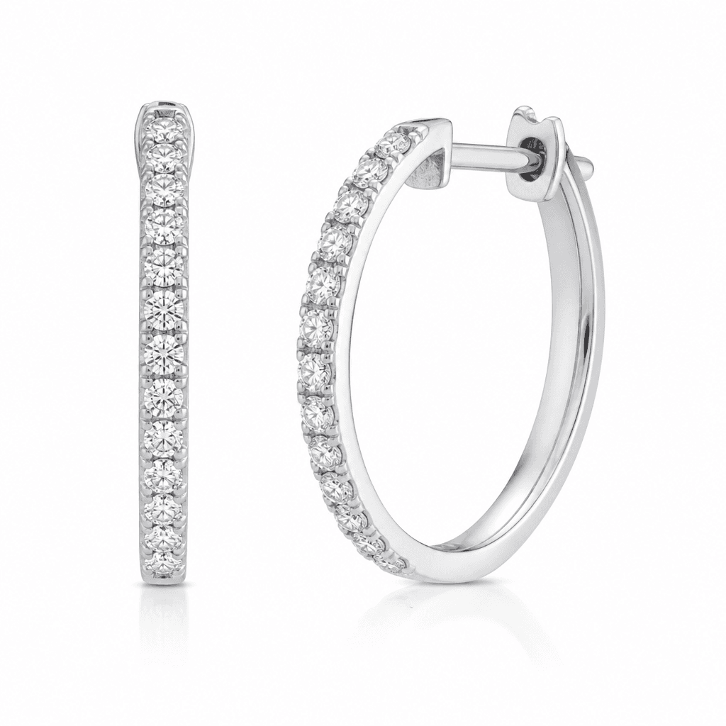Kay Jewelers Diamond Hoop Earrings