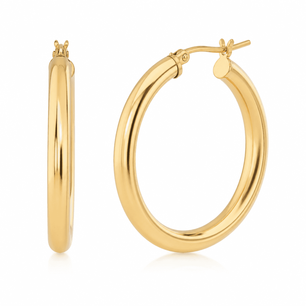 Guess Gold‑Tone Hoop Earrings