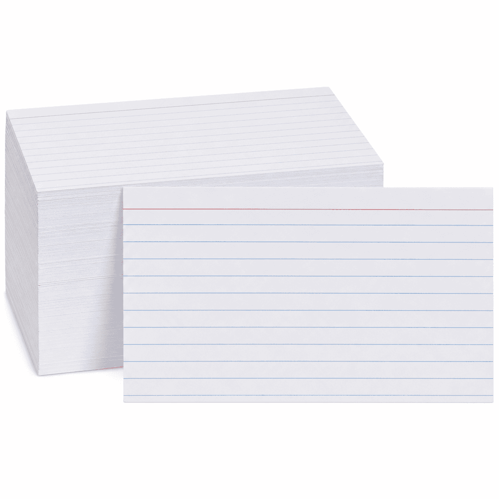 Amazon Basics Ruled Index Cards