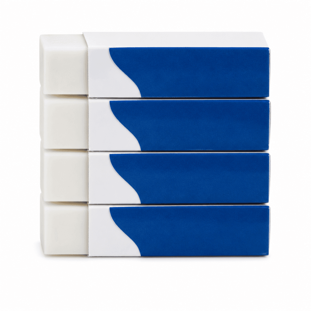Pentel Hi‑Polymer Erasers 4‑Pack