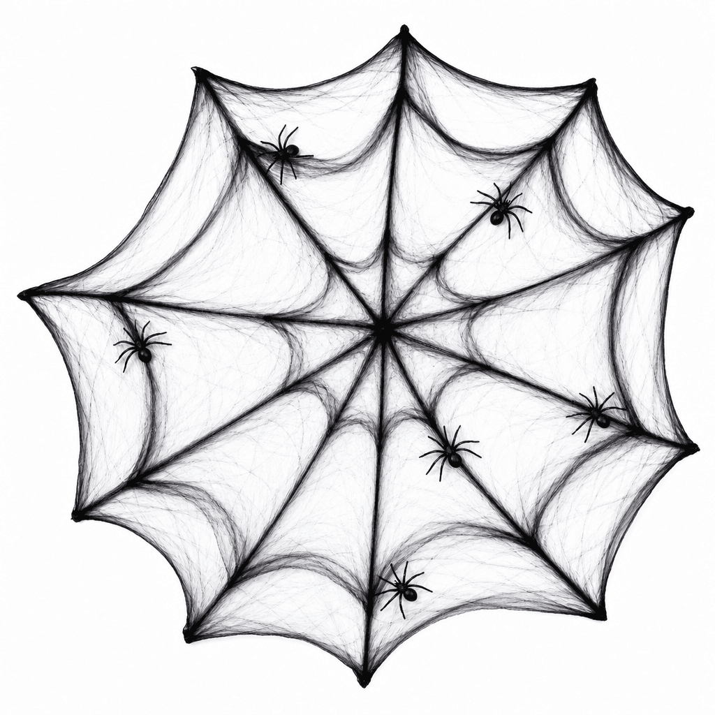 Halloween Spider Web Decor