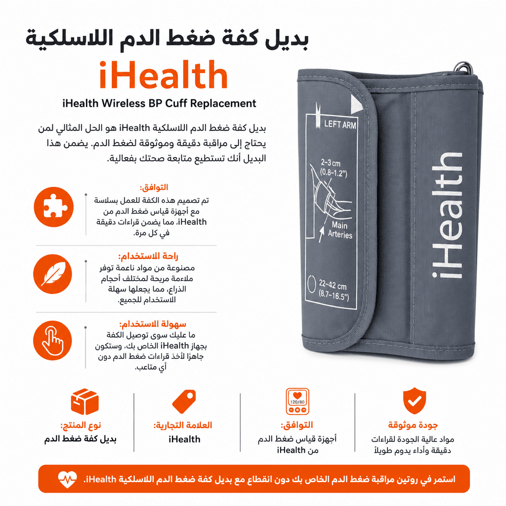 iHealth Wireless BP Cuff Replacement