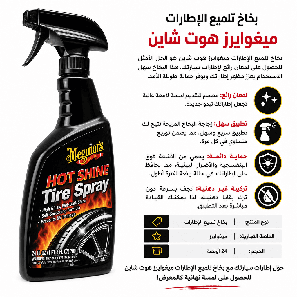Meguiar’s Hot Shine Tire Spray