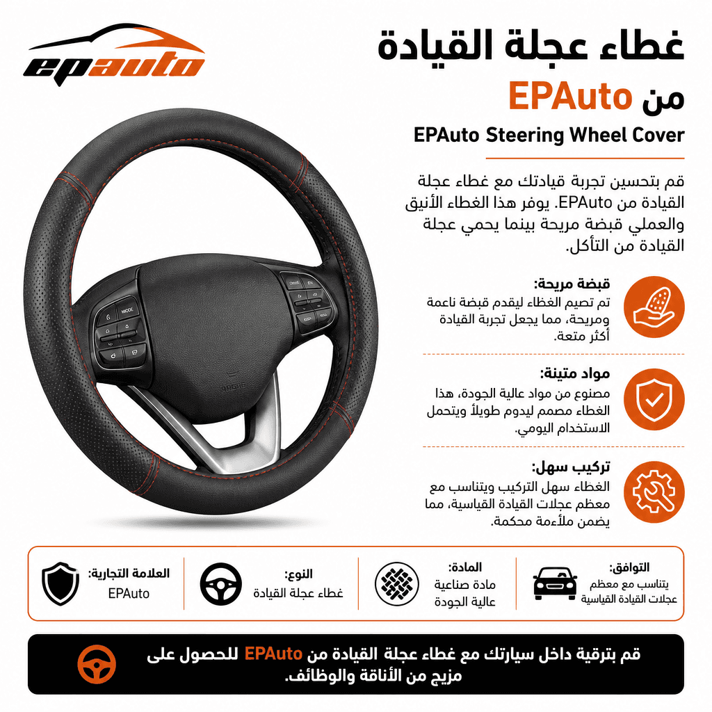 EPAuto Steering Wheel Cover