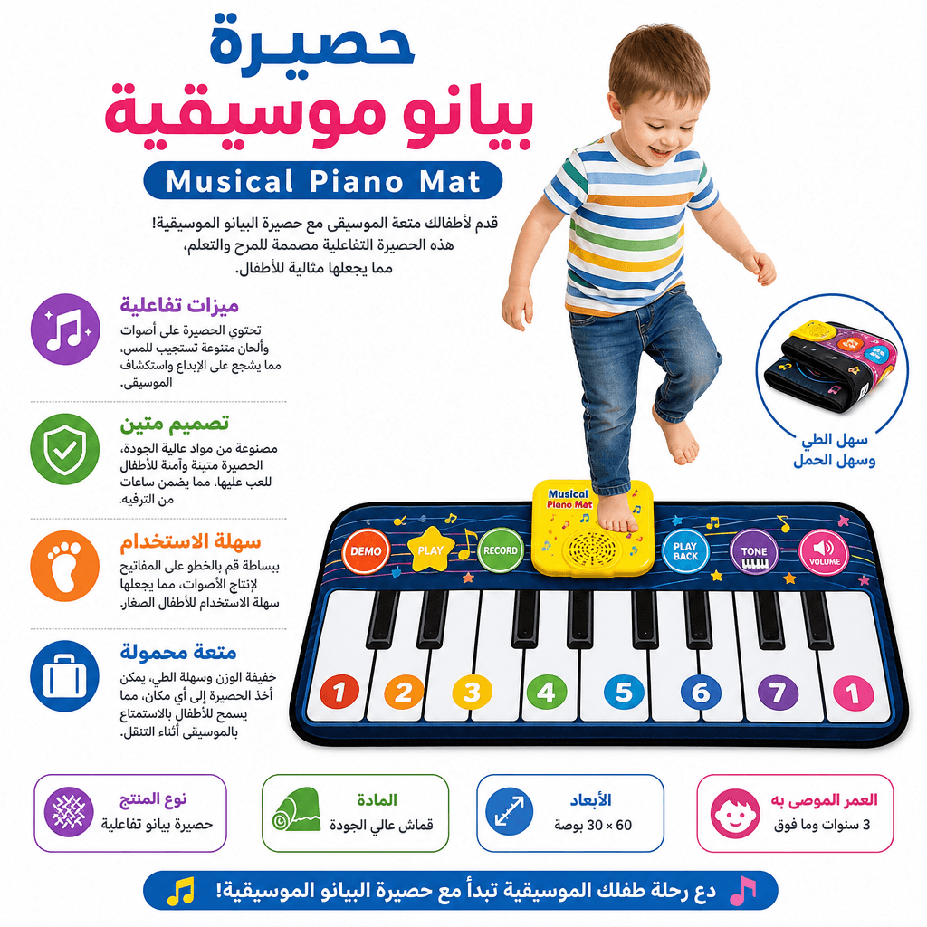 Musical Piano Mat