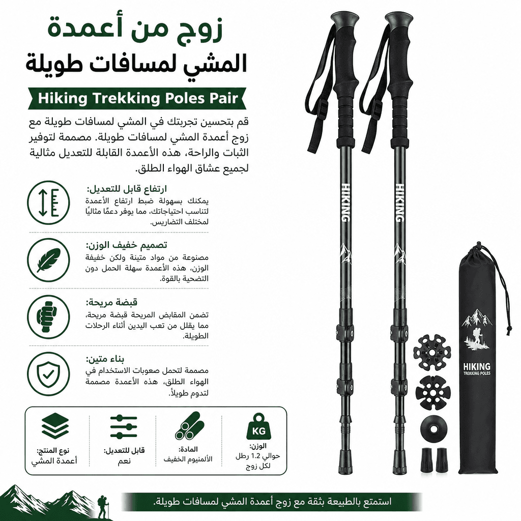 Hiking Trekking Poles Pair