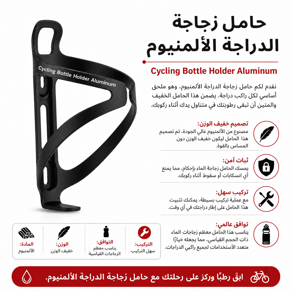 Cycling Bottle Holder Aluminum