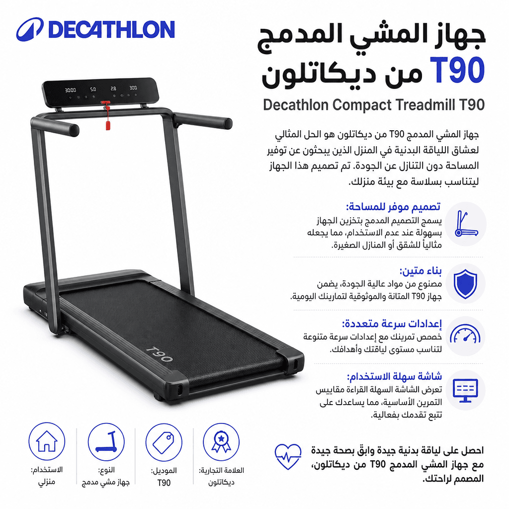 Decathlon Compact Treadmill T90