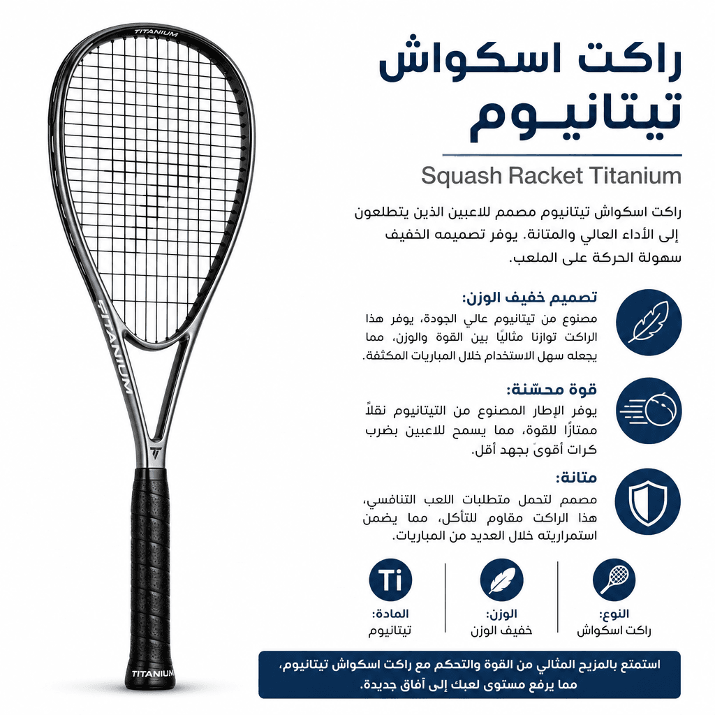 Squash Racket Titanium