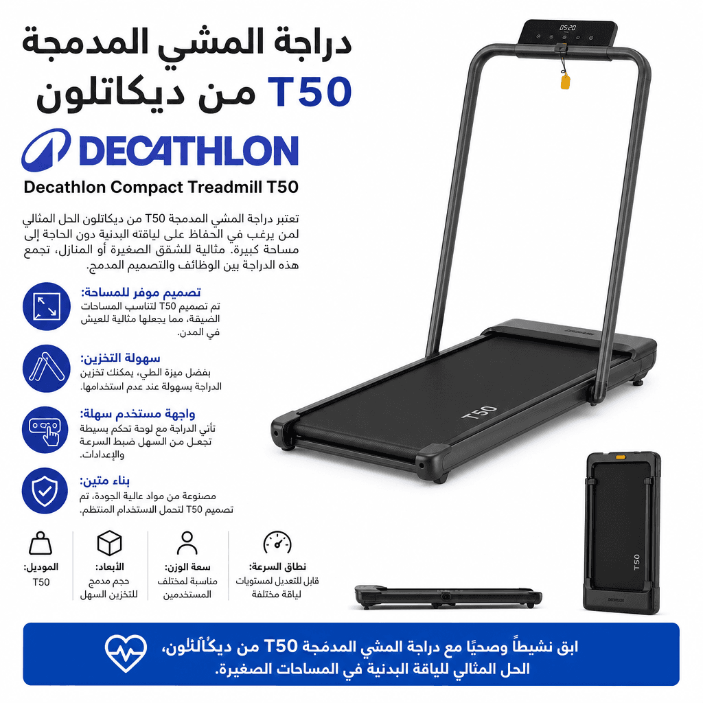 Decathlon Compact Treadmill T50