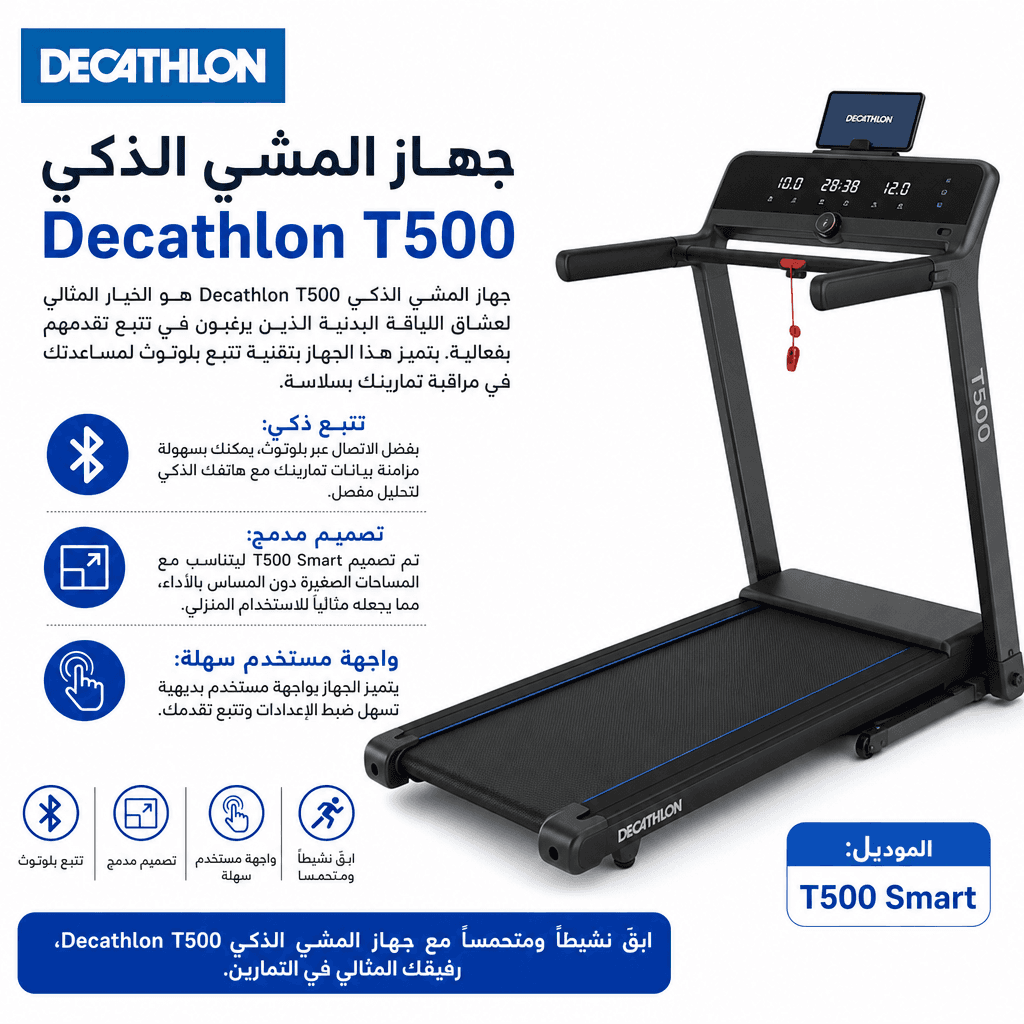 Decathlon Treadmill T500 Smart