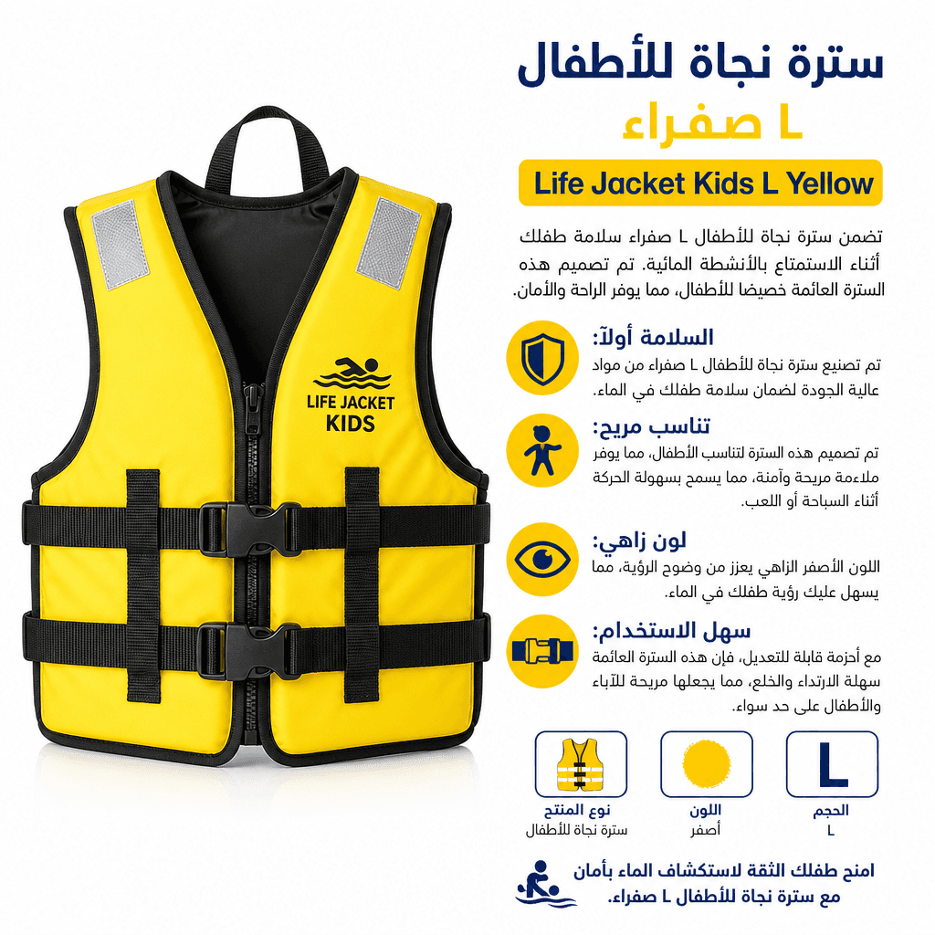 Life Jacket Kids L Yellow