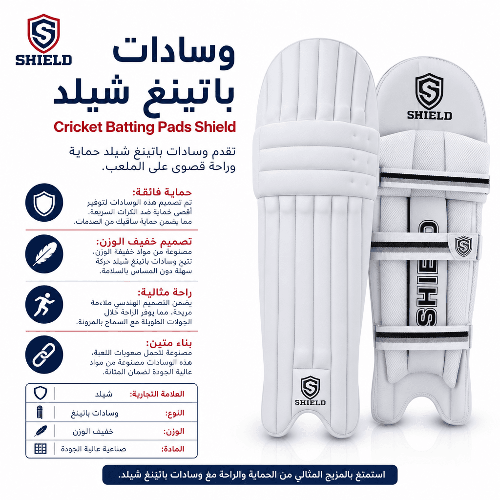 Cricket Batting Pads Shield