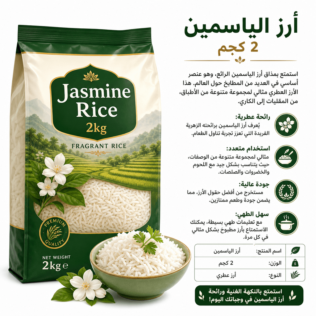 Jasmine Rice 2kg
