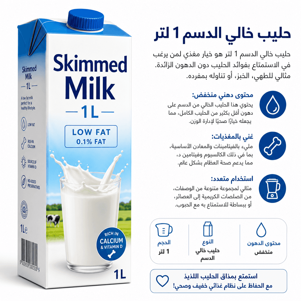 Skimmed Milk 1L