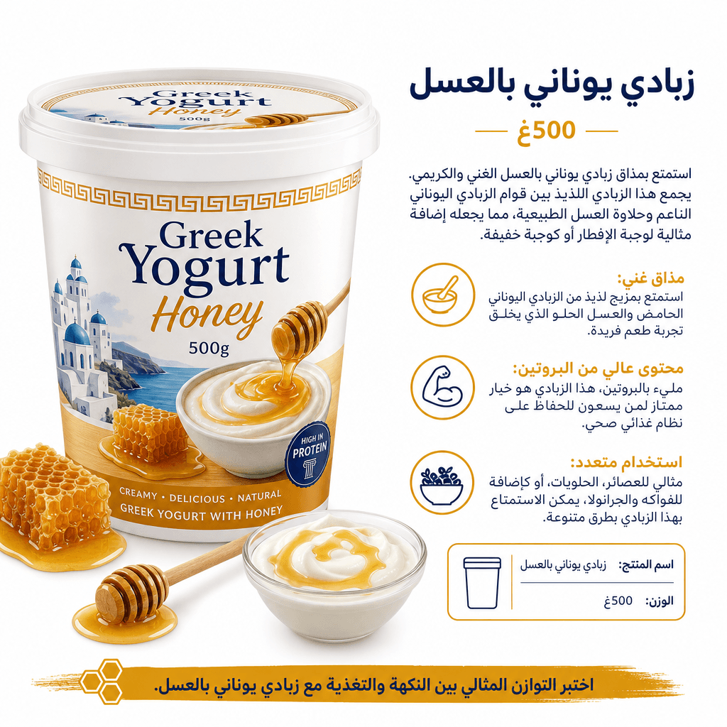 Greek Yogurt Honey 500g