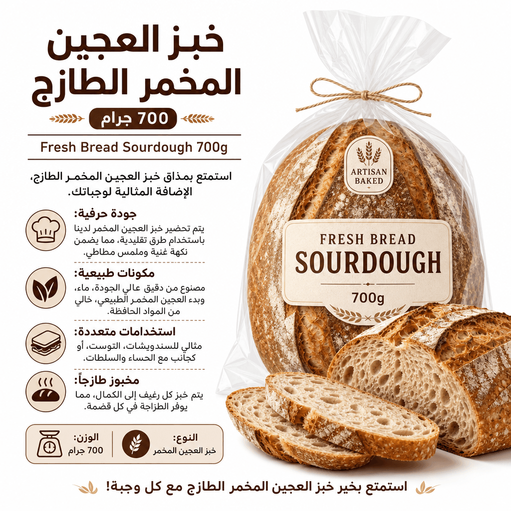 Fresh Bread Sourdough 700g