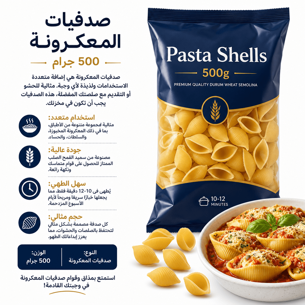 Pasta Shells 500g