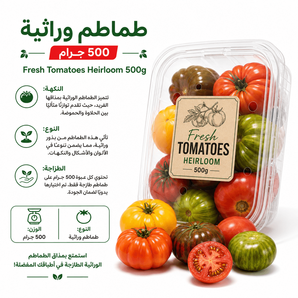 Fresh Tomatoes Heirloom 500g