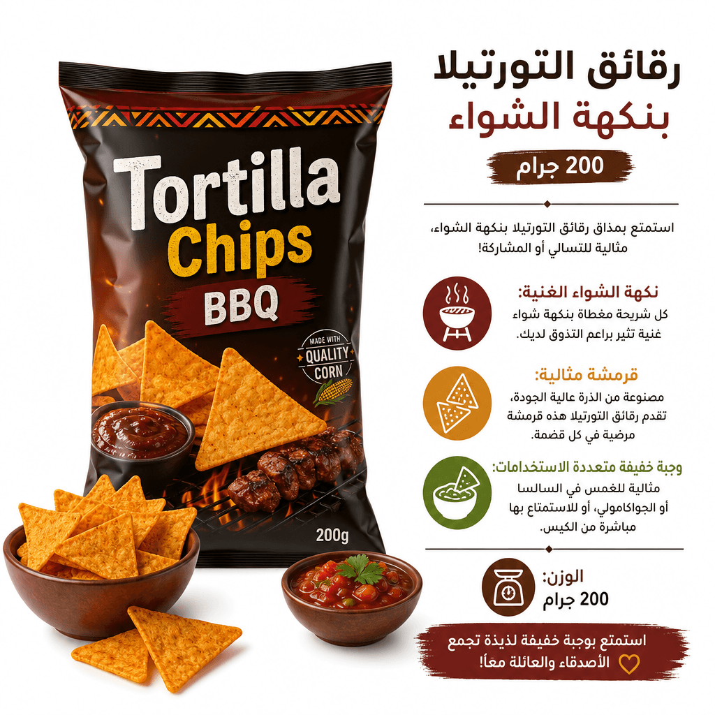 Tortilla Chips BBQ 200g