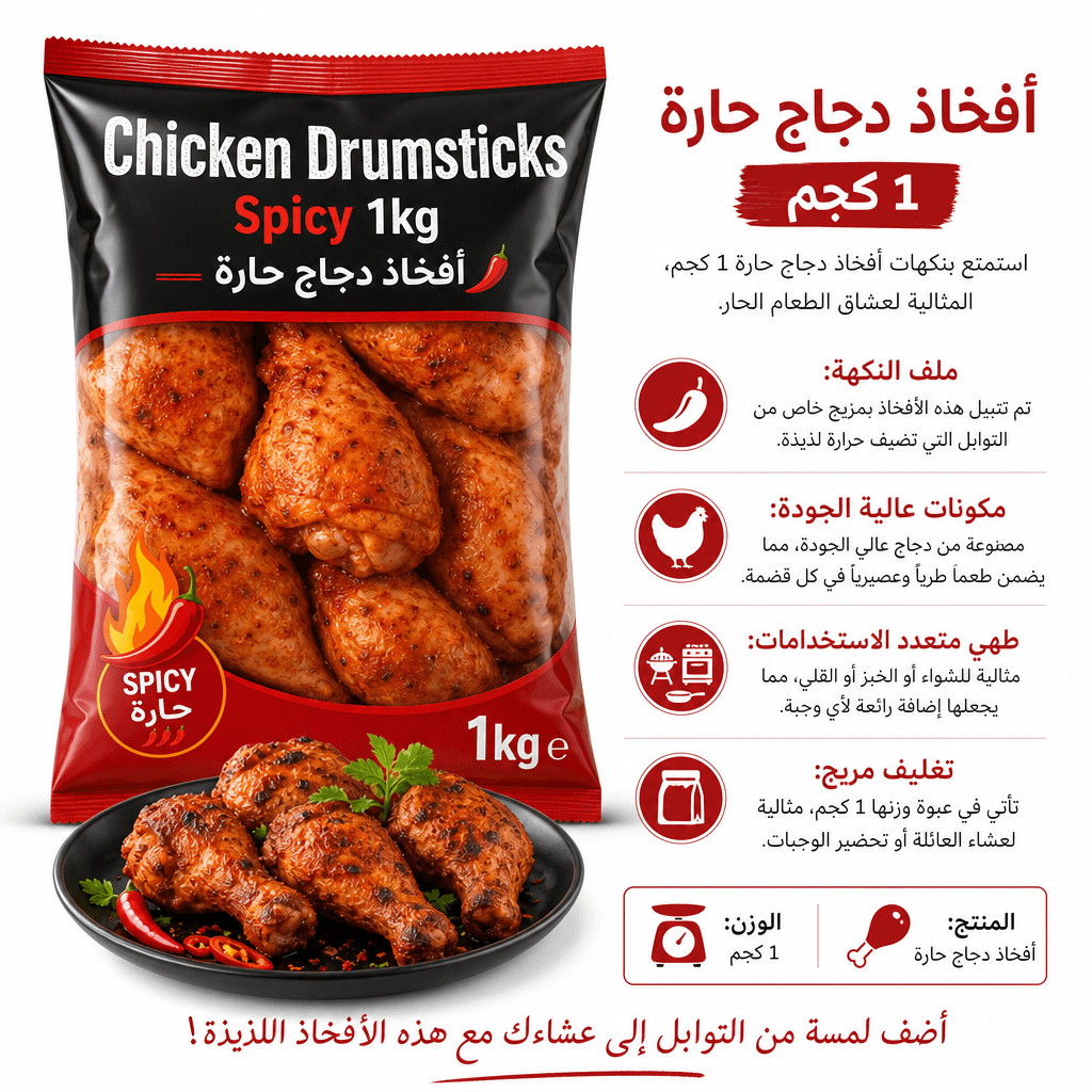 Chicken Drumsticks Spicy 1kg