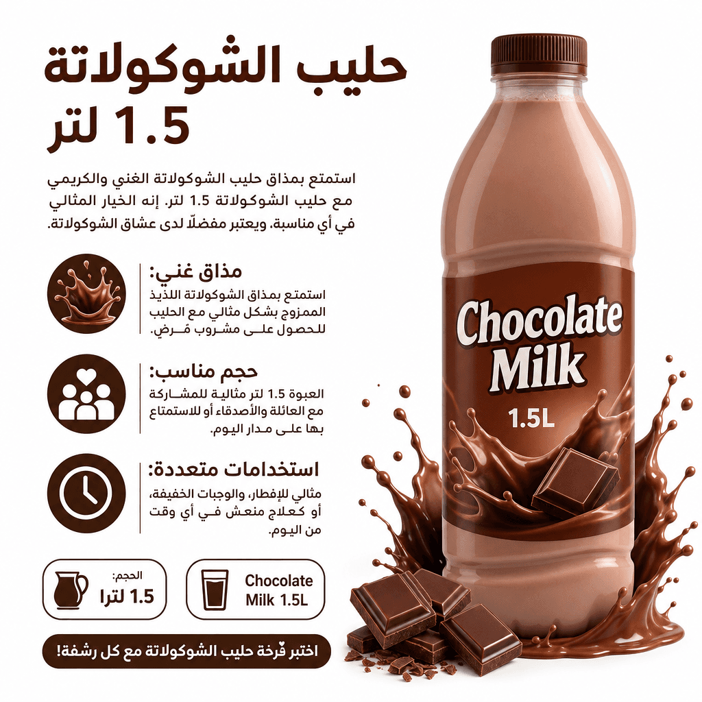 Chocolate Milk 1.5L