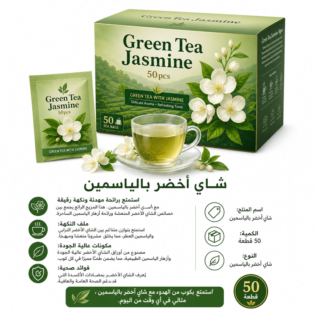 Green Tea Jasmine 50pcs