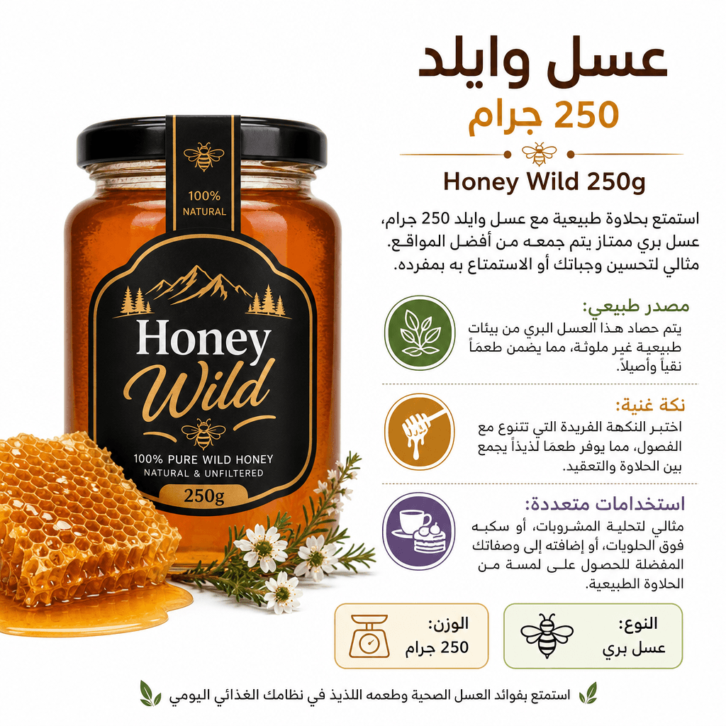 Honey Wild 250g