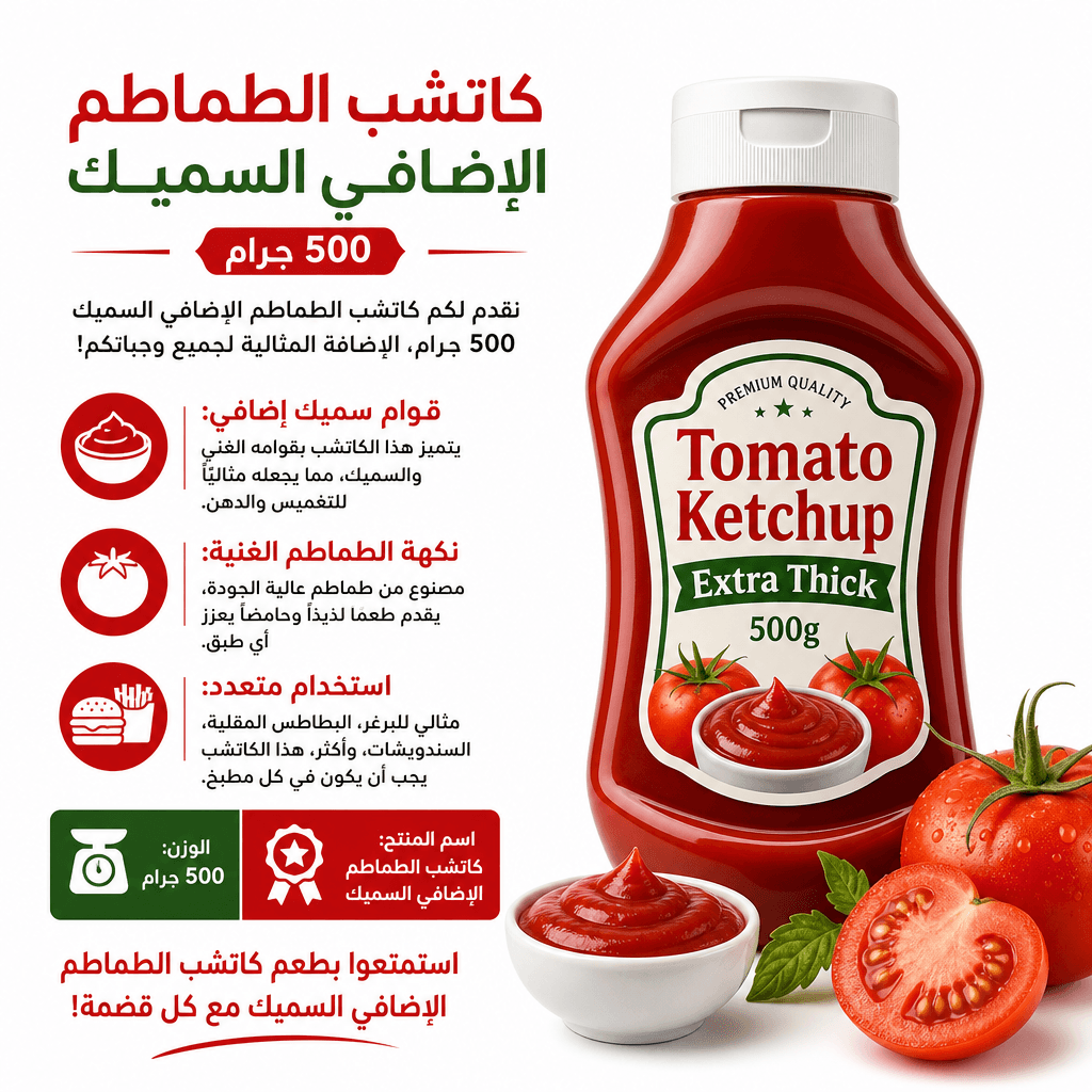 Tomato Ketchup Extra Thick 500g