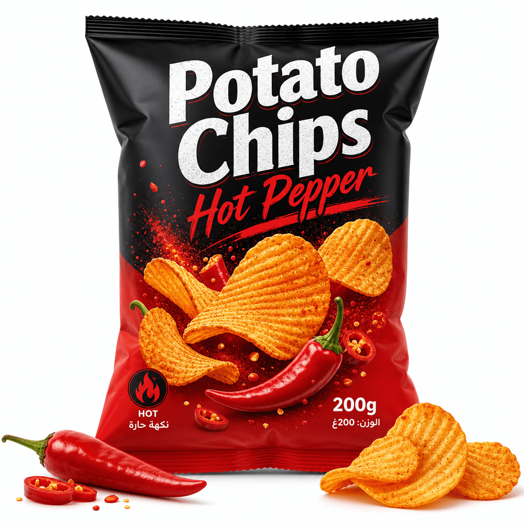 Potato Chips Hot Pepper 200g