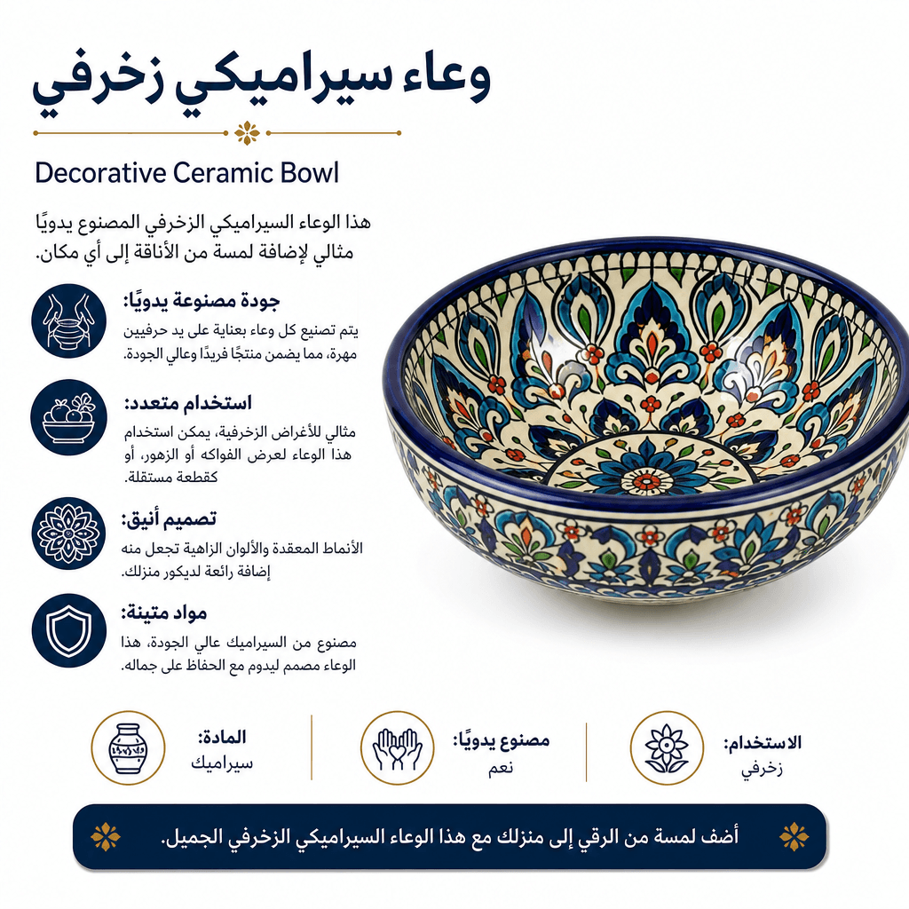 Decorative Ceramic Bowl