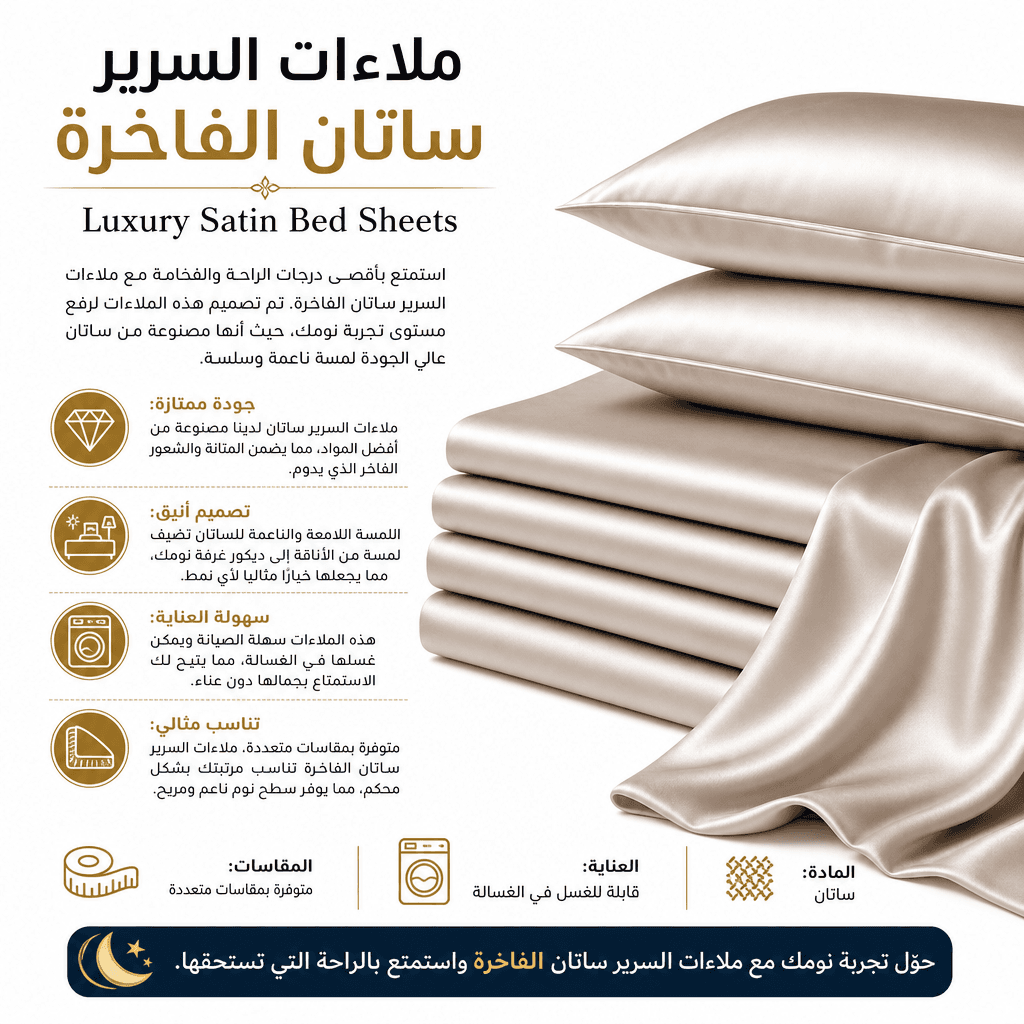 Luxury Satin Bed Sheets