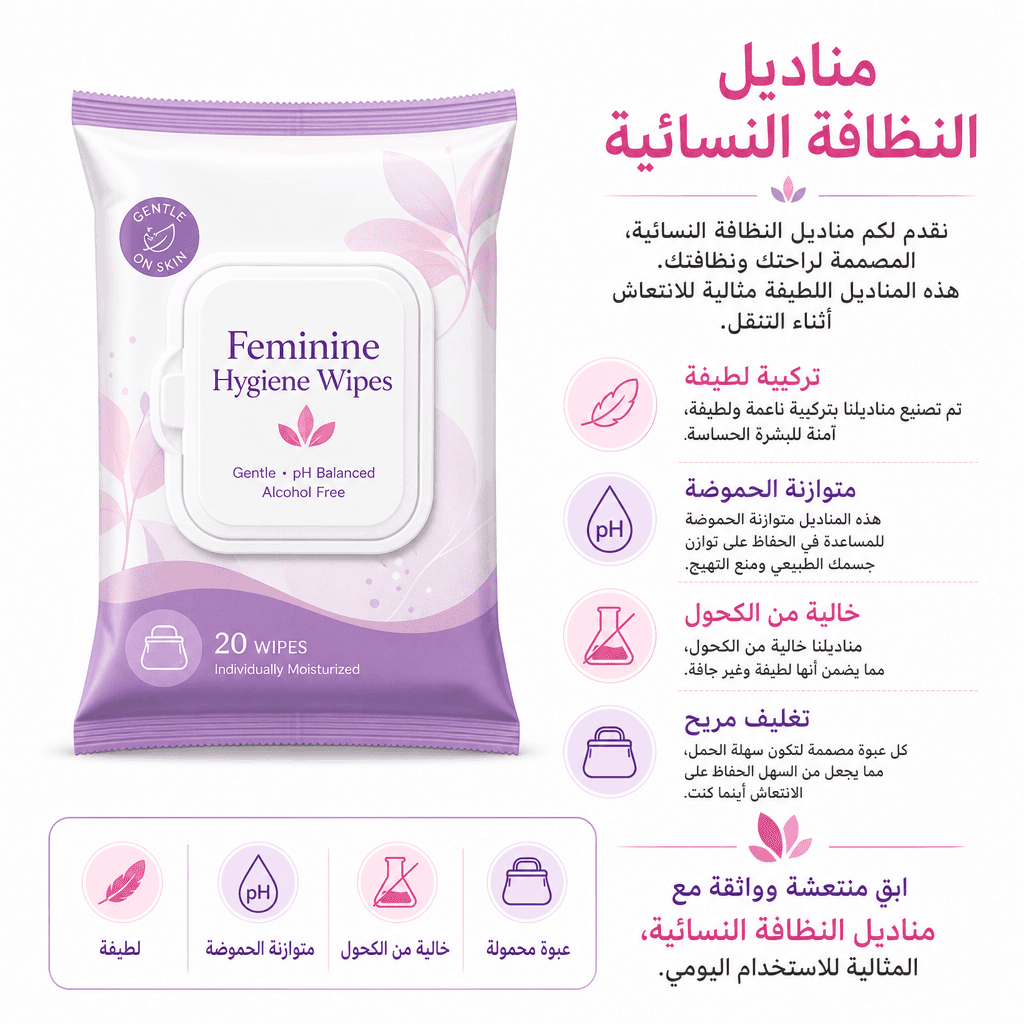 Feminine Hygiene Wipes