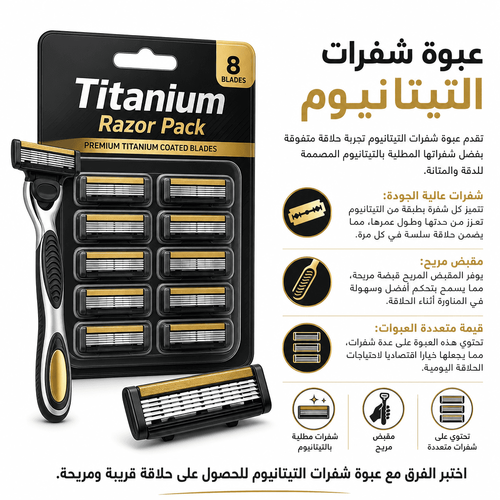 Titanium Razor Pack