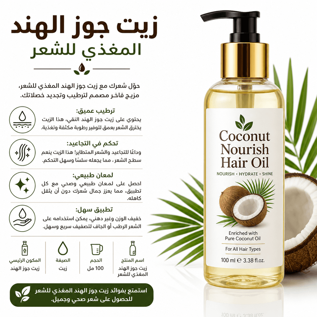 Coconut Nourish Hair Oil