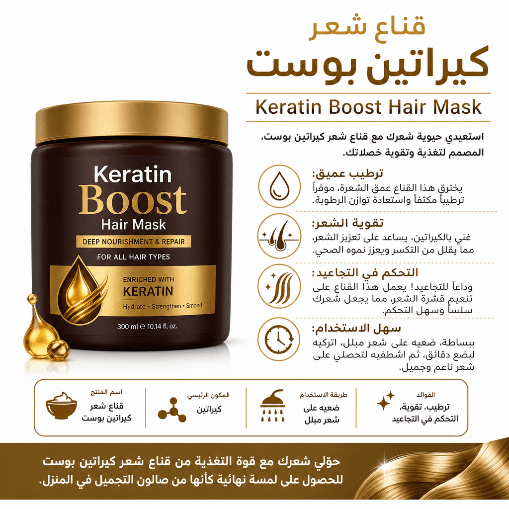 Keratin Boost Hair Mask