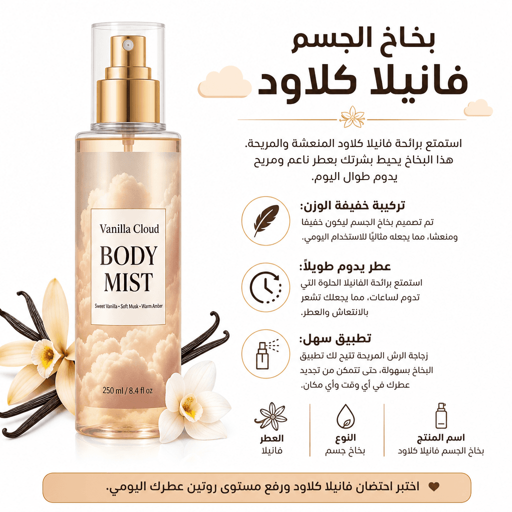 Vanilla Cloud Body Mist