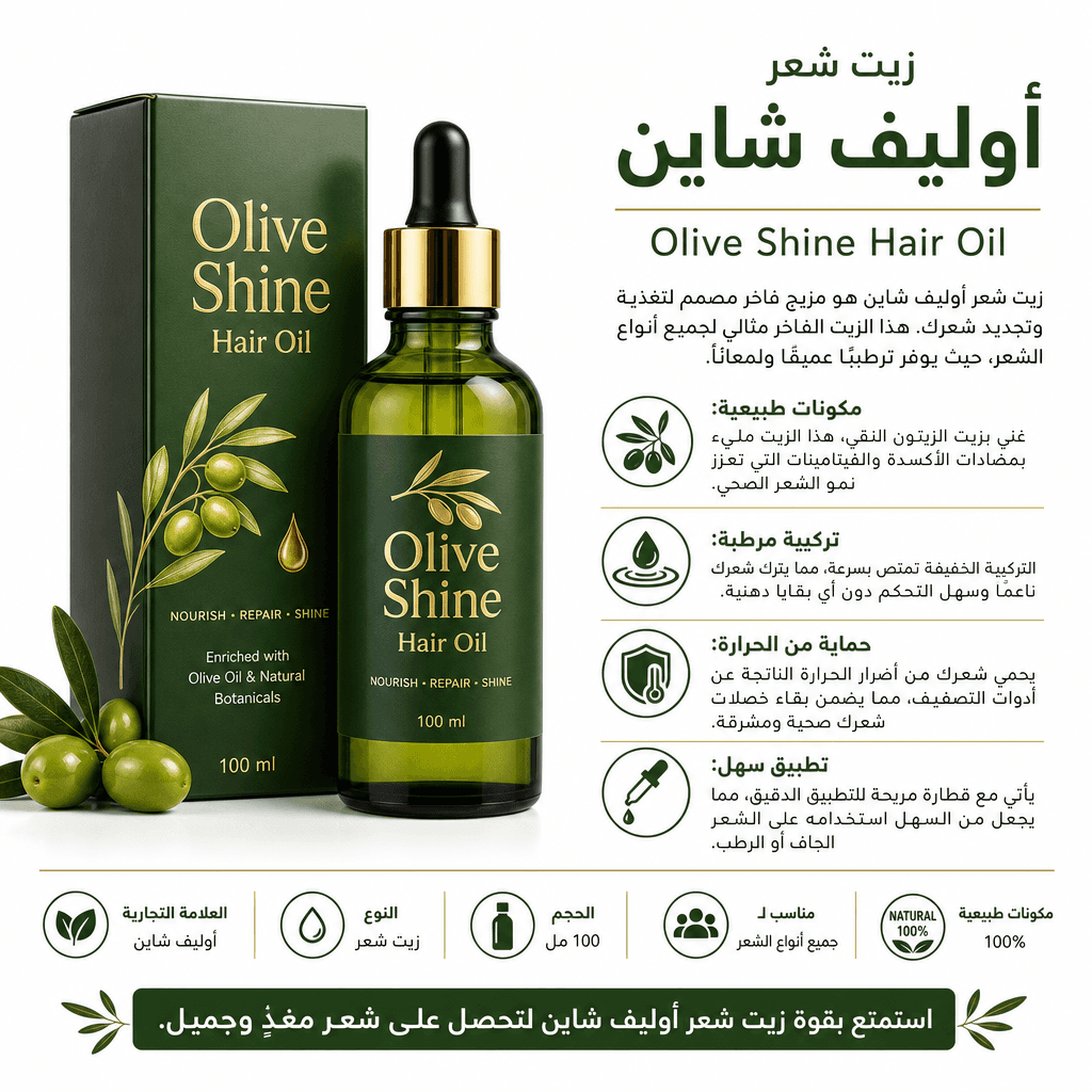 Olive Shine Hair Oil