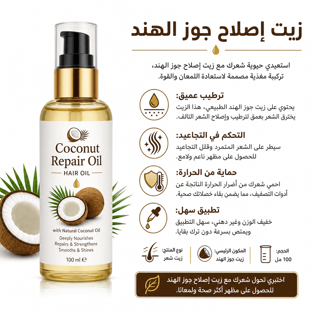 Coconut Repair Oil