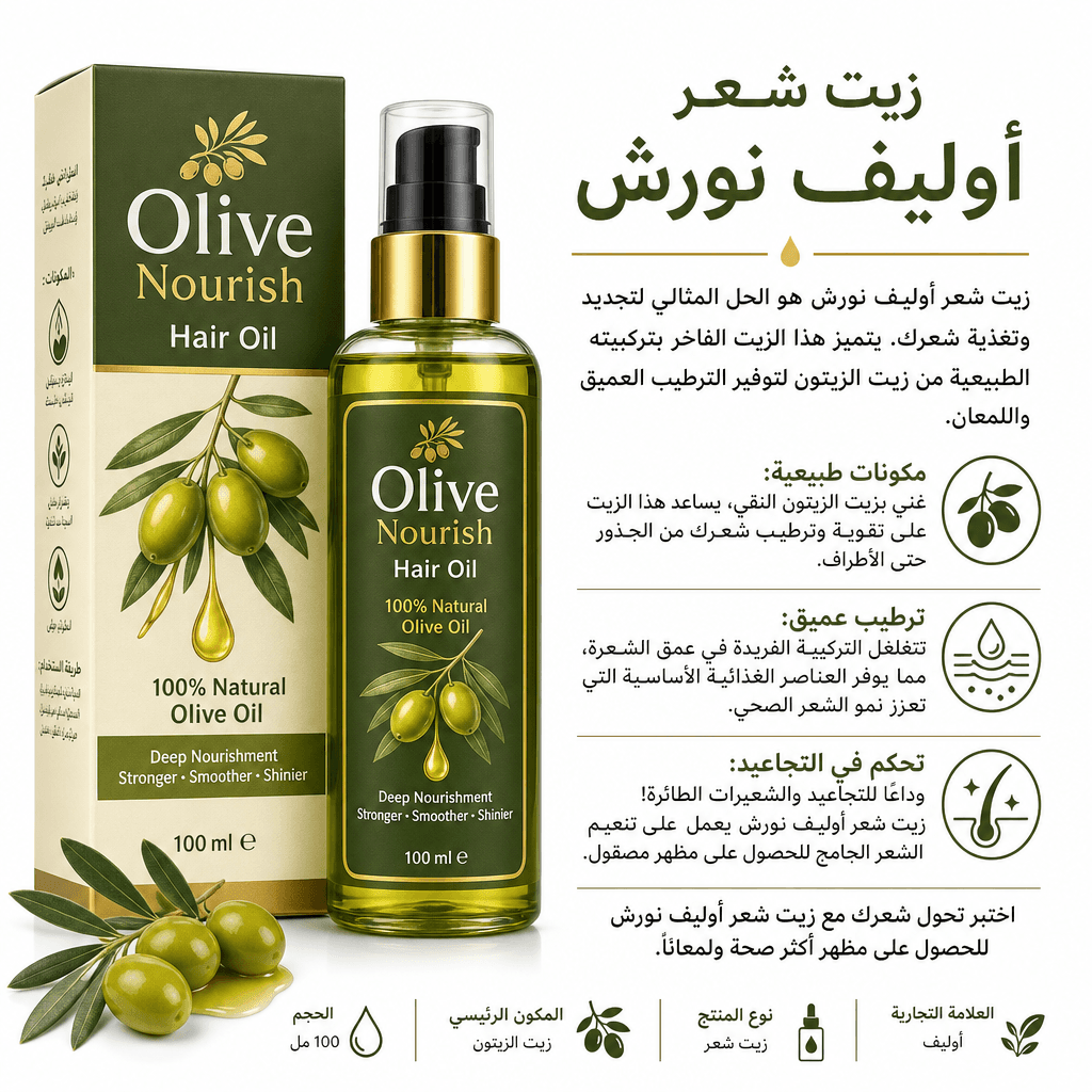 Olive Nourish Hair Oil
