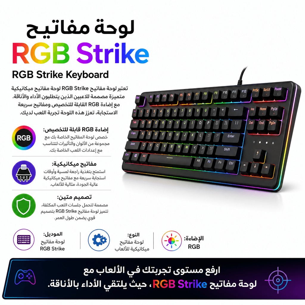 RGB Strike Keyboard