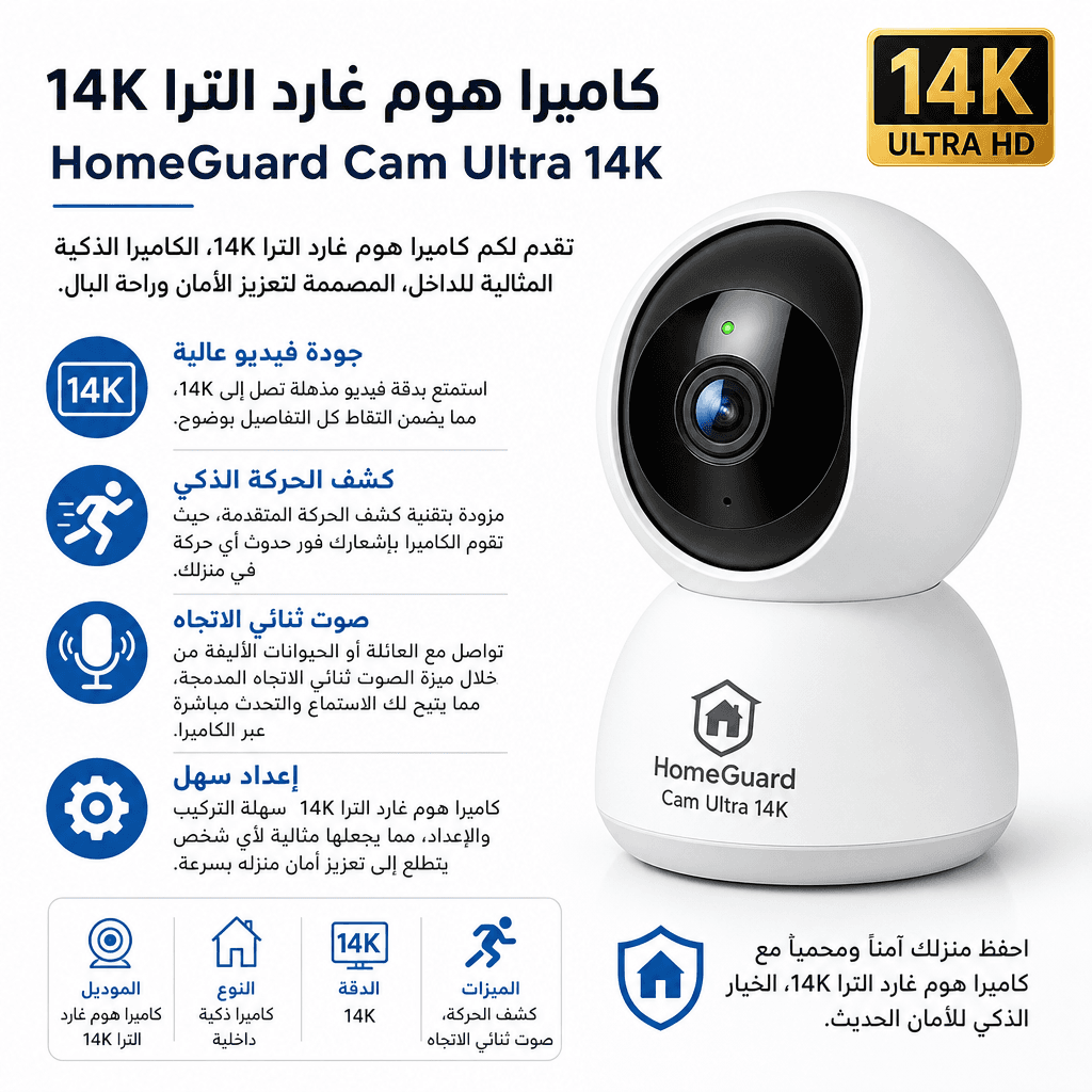 HomeGuard Cam Ultra 14K